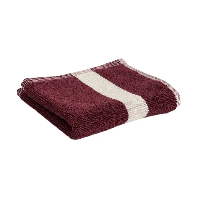 Serviette Stripe, Burgundy, 30x30 cm HAY
