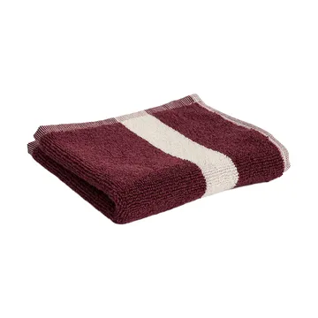 Serviette Stripe - Burgundy, 30x30 cm - HAY