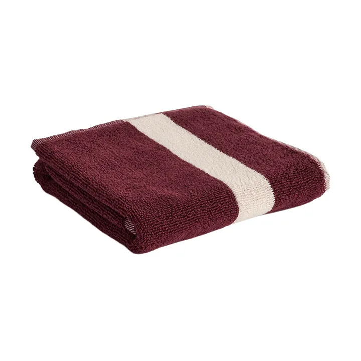 Serviette Stripe - Burgundy, 40x60 cm - HAY