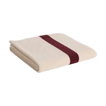 Serviette Stripe - Burgundy, 70x140 cm - HAY