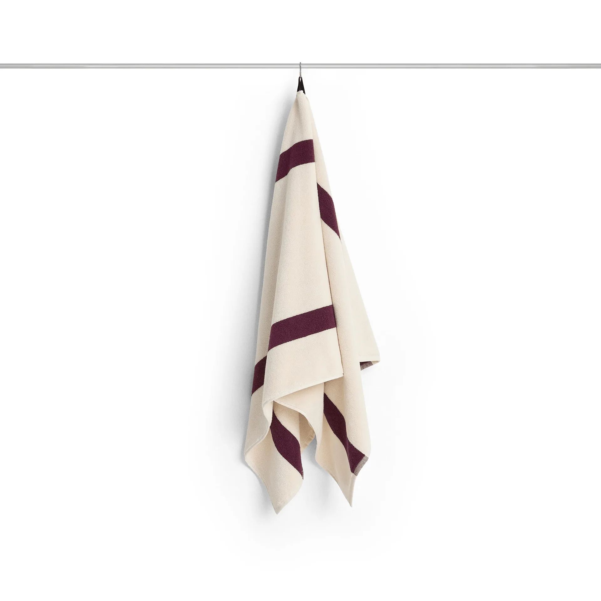 Serviette Stripe, Burgundy, 70x140 cm HAY