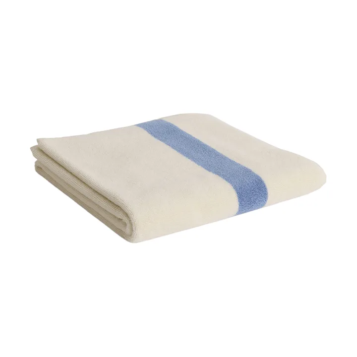 Serviette Stripe - Dusty blue, 70x140 cm - HAY