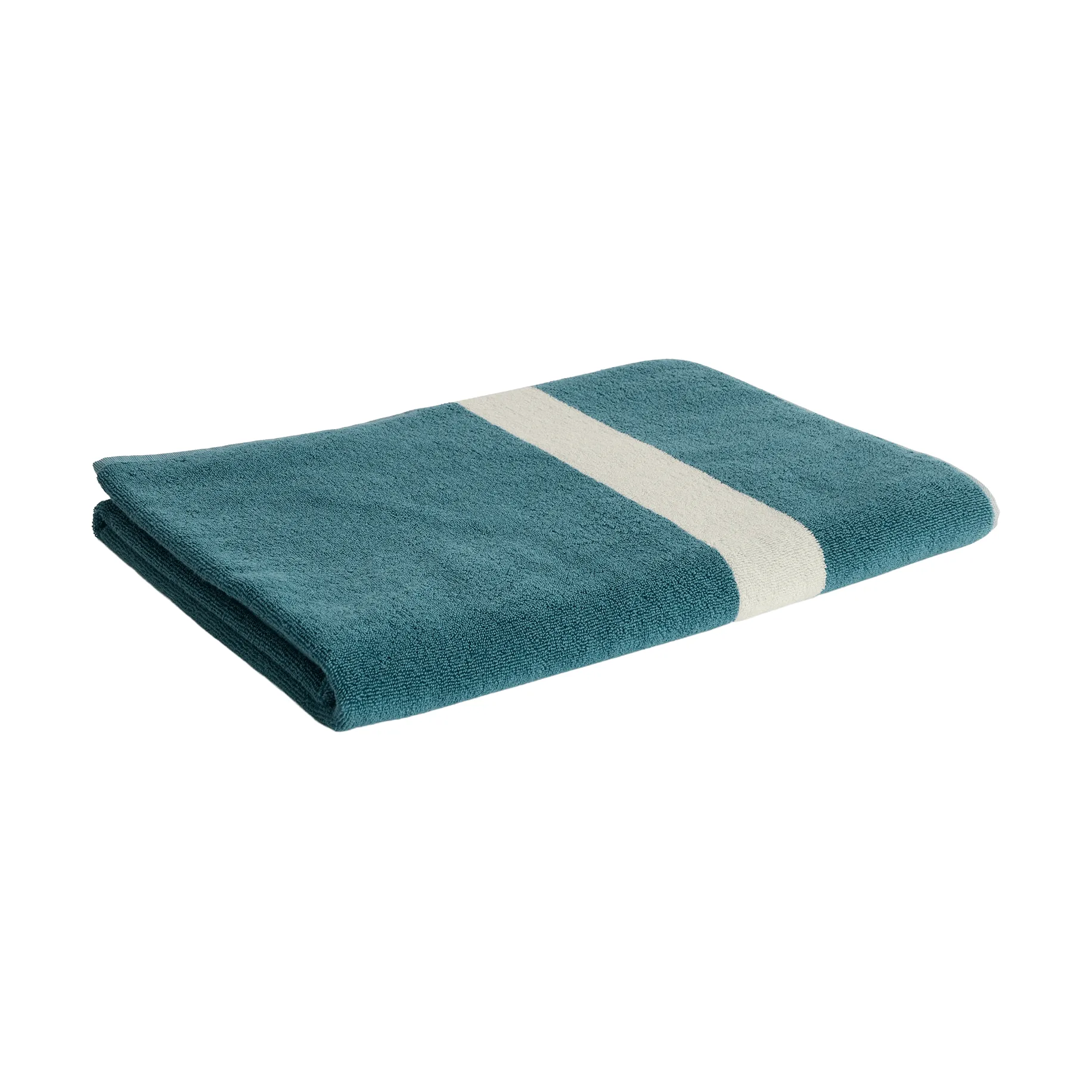 Serviette Stripe, Petrol blue, 100x150 cm HAY