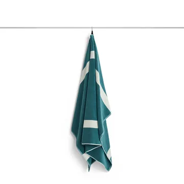 Serviette Stripe - Petrol blue, 100x150 cm - HAY
