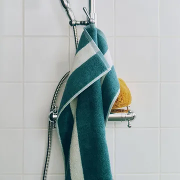 Serviette Stripe - Petrol blue, 40x60 cm - HAY