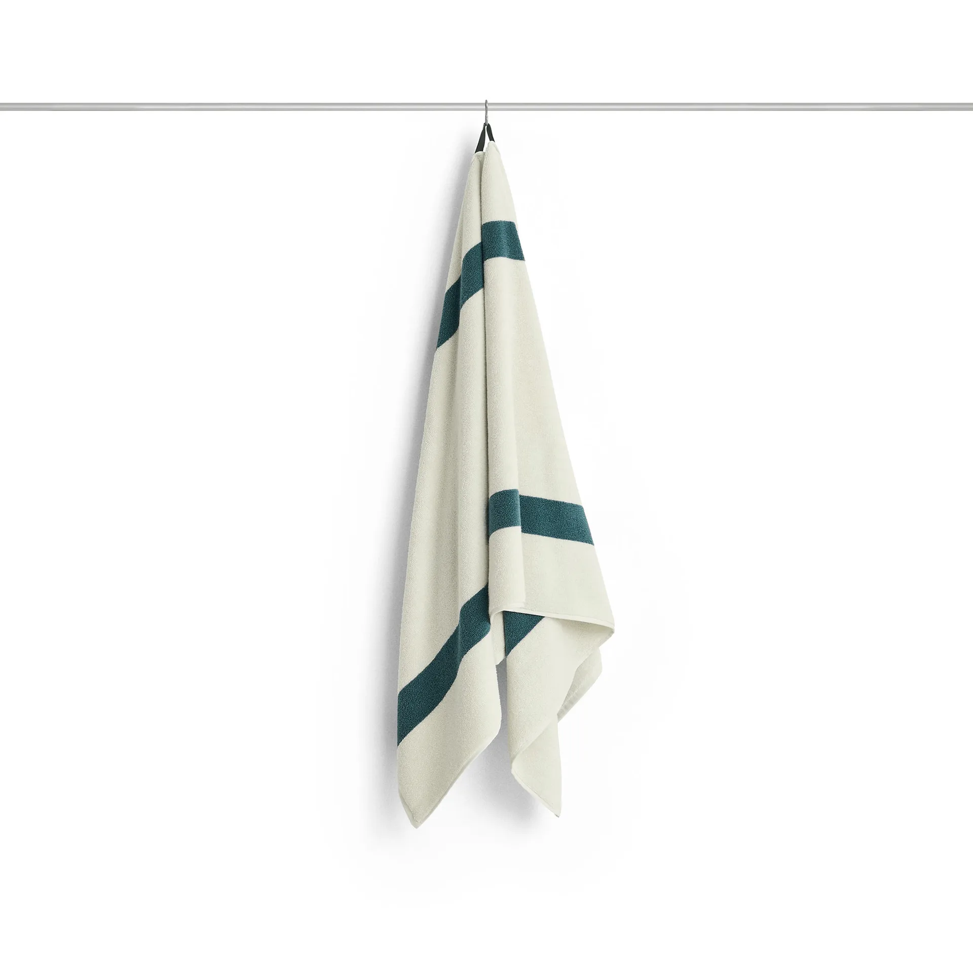 Serviette Stripe, Petrol blue, 70x140 cm HAY