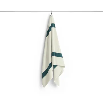Serviette Stripe - Petrol blue, 70x140 cm - HAY