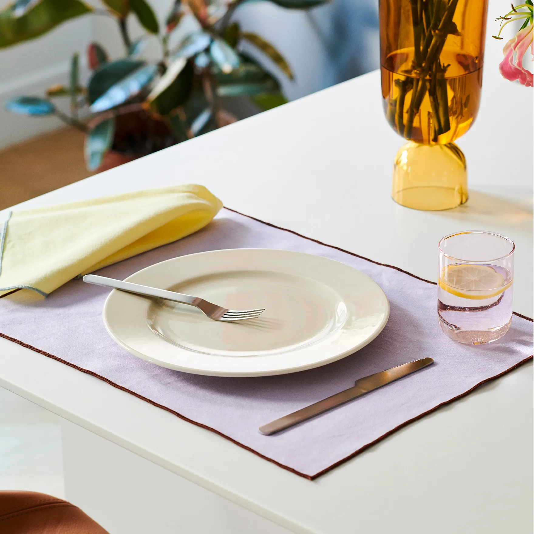 Set de table Contour 34x46 cm Lot de 4, Lavender HAY
