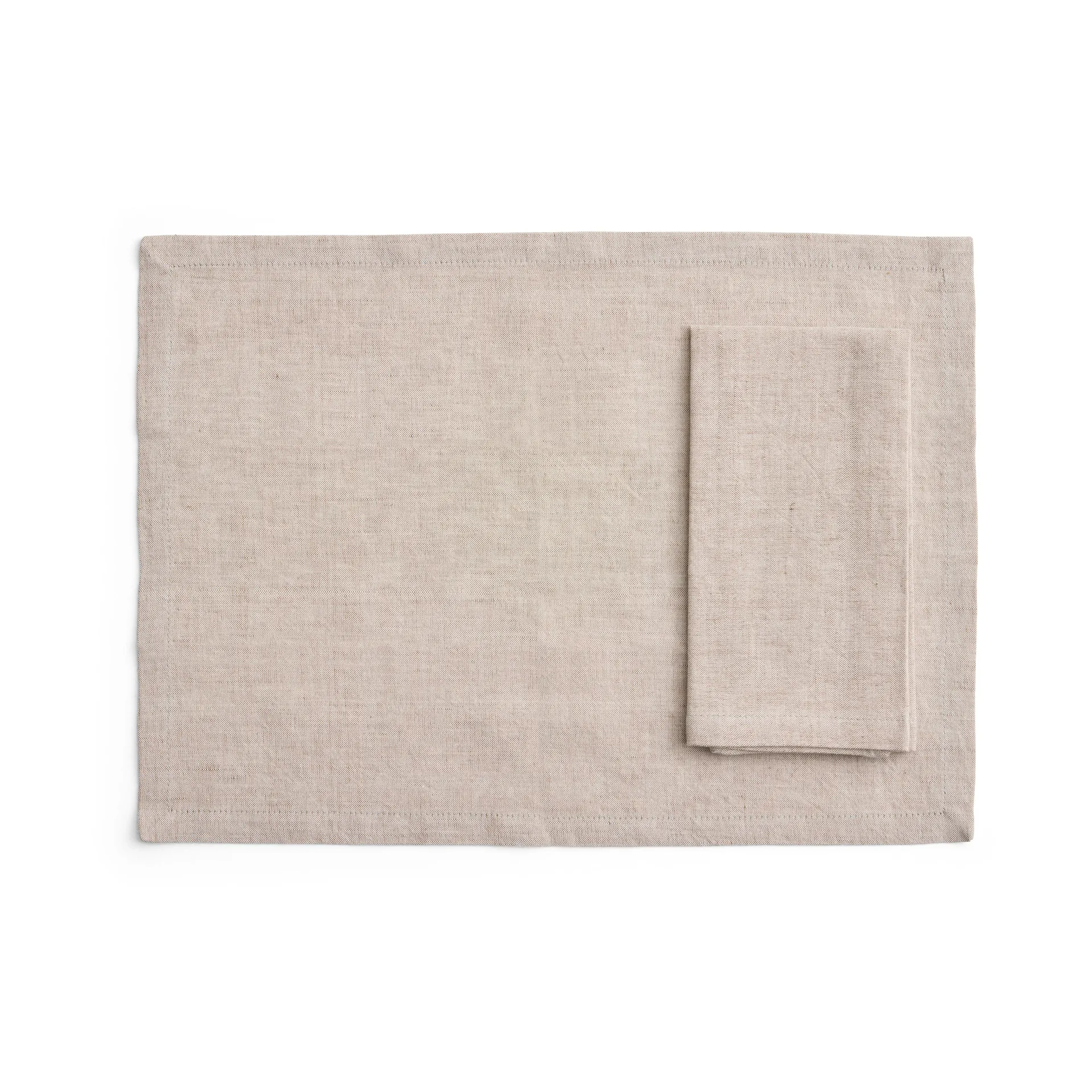 Sets de table/serviettes Tavolo, Lot de 4, Soft beige HAY