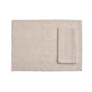 Sets de table/serviettes Tavolo, Lot de 4 - Soft beige - HAY