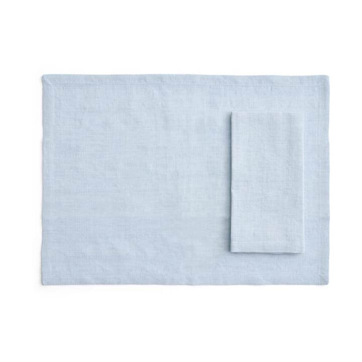 Sets de table/serviettes Tavolo, Lot de 4 - Soft blue - HAY