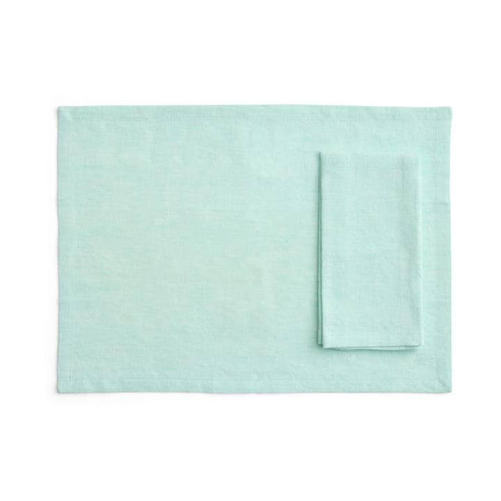Sets de table/serviettes Tavolo, Lot de 4 - Soft mint - HAY