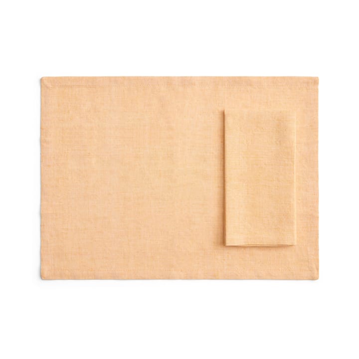Sets de table/serviettes Tavolo, Lot de 4 - Soft orange - HAY