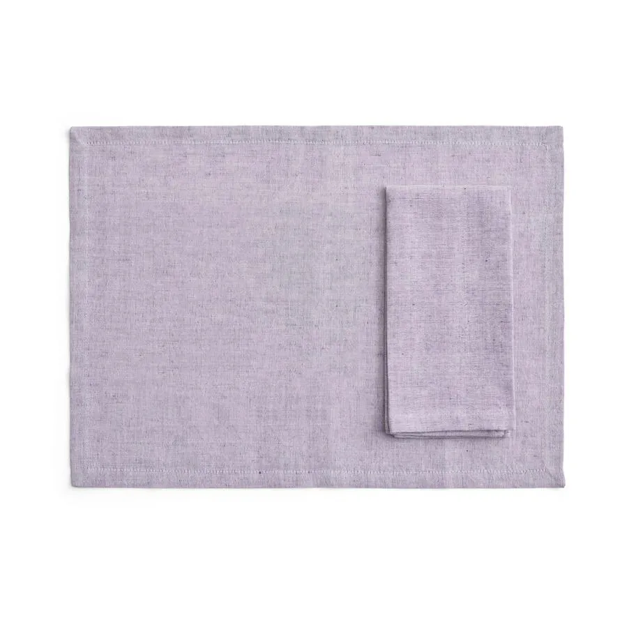 Sets de table/serviettes Tavolo, Lot de 4, Soft purple HAY