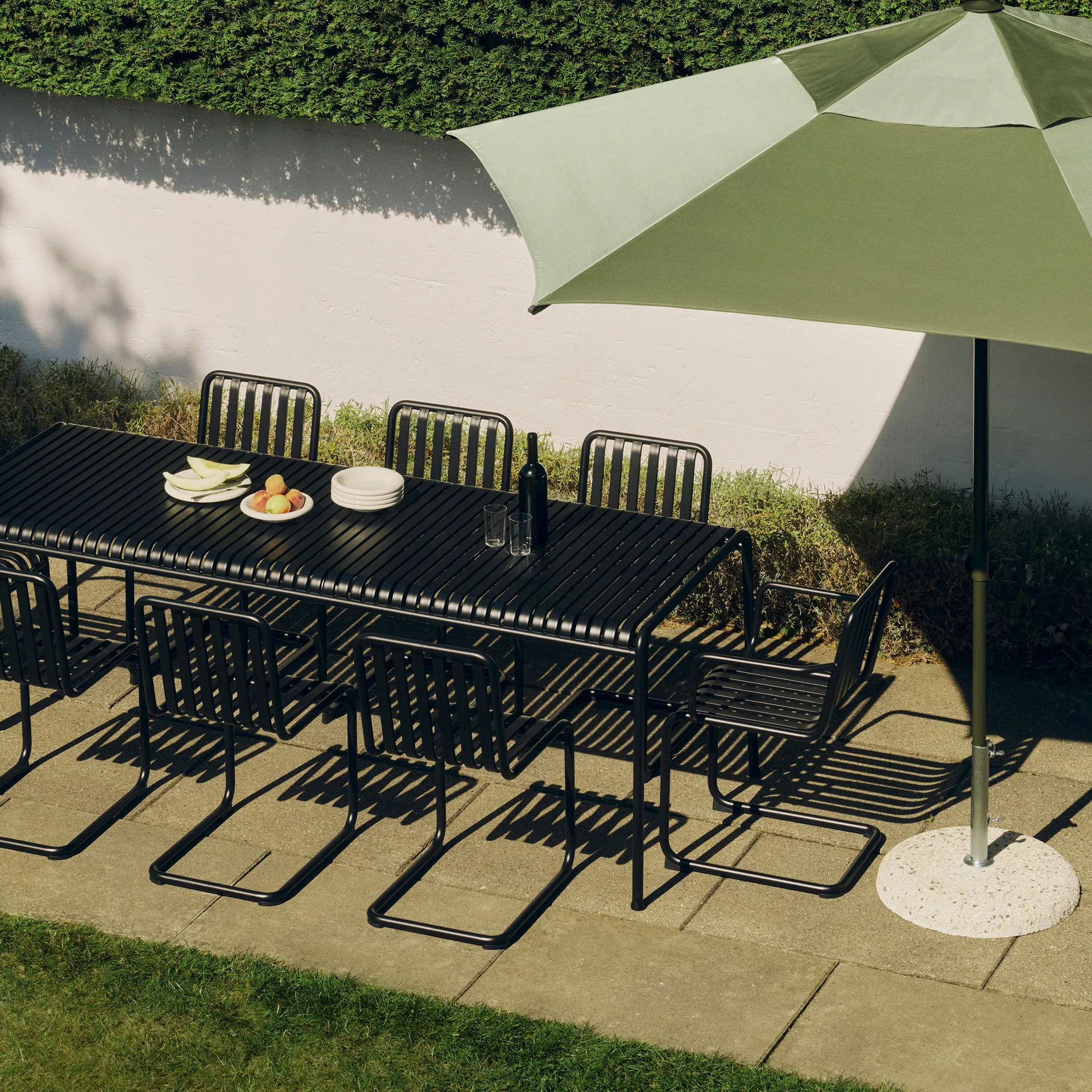 Socle de parasol Terrazza, Concrete stone, 35 kg HAY