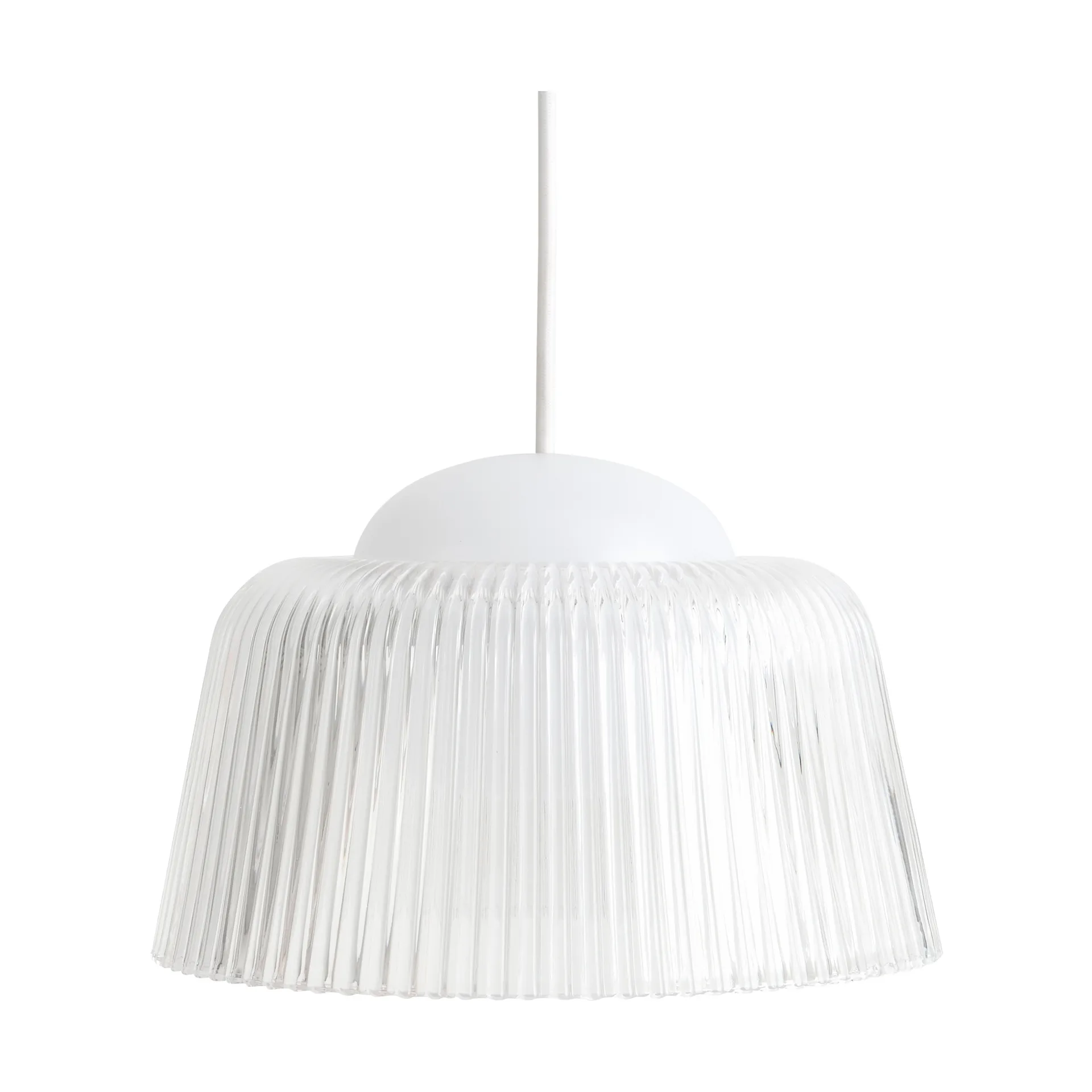 Suspension Brim Bottle Ø24,5 cm, Clear glass HAY