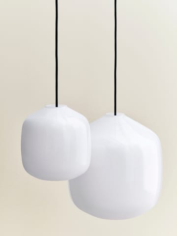 Suspension Buoy Ø20 cm - Opal glass-amber yellow - HAY