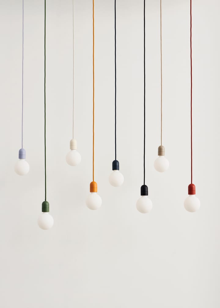 Suspension Common Pendant Cord set Ø12 cm, Beton grey HAY