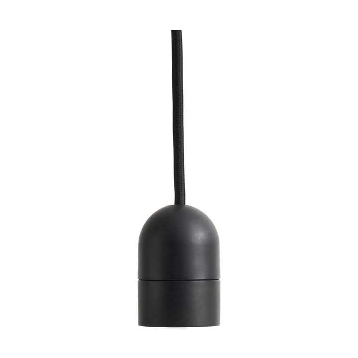 Suspension Common Pendant Cord set Ø12 cm - Soft black - HAY