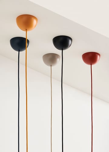 Suspension Common Pendant Cord set Ø12 cm - Soft black - HAY
