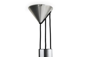Suspension Compass Adjustable 43 cm - Borstad aluminium - HAY