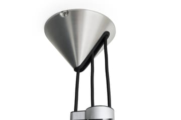 Suspension Compass Adjustable 43 cm - Borstad aluminium - HAY