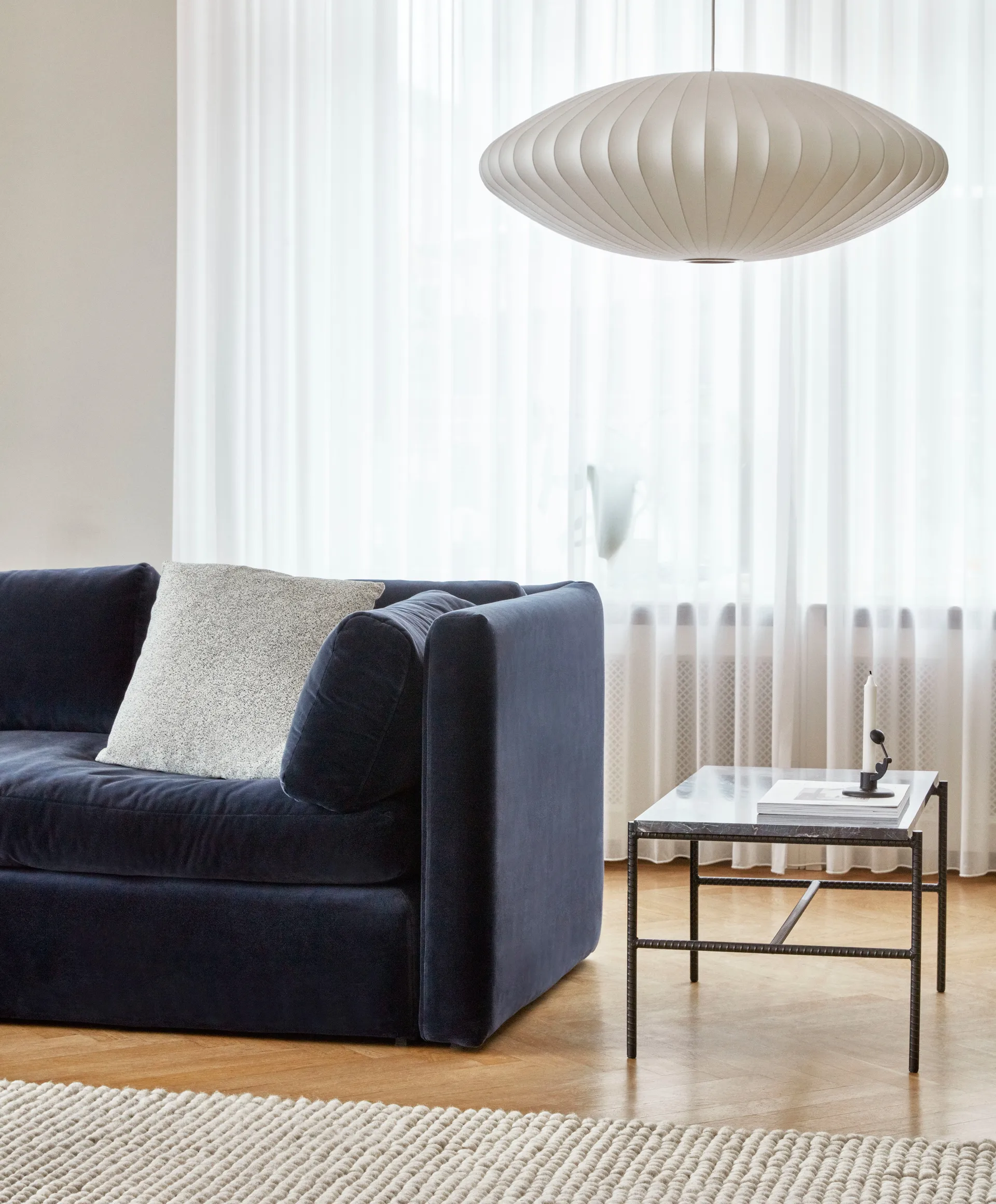 Suspension L Nelson Bubble Saucer, Off white HAY