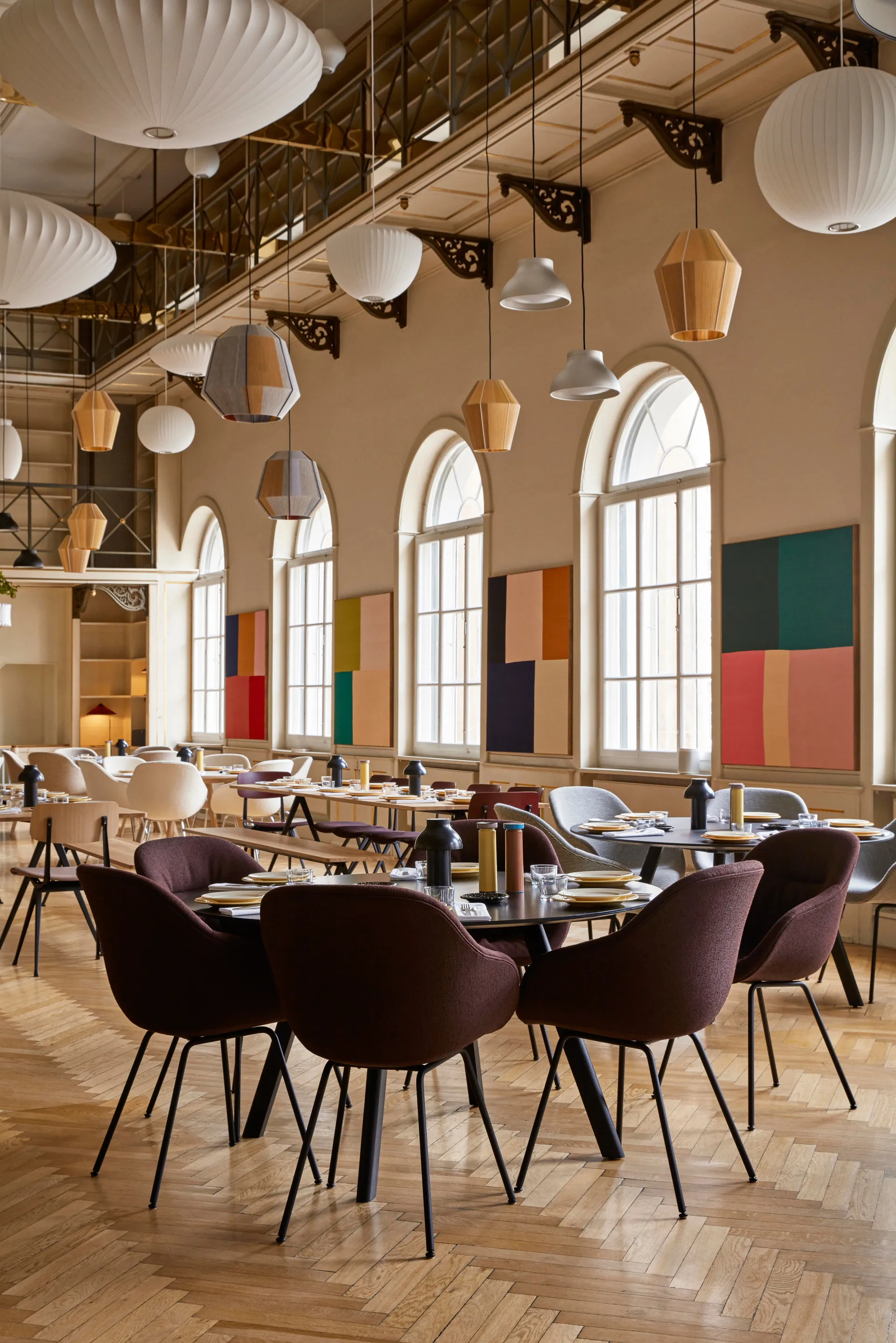 Suspension L Nelson Bubble Saucer, Off white HAY