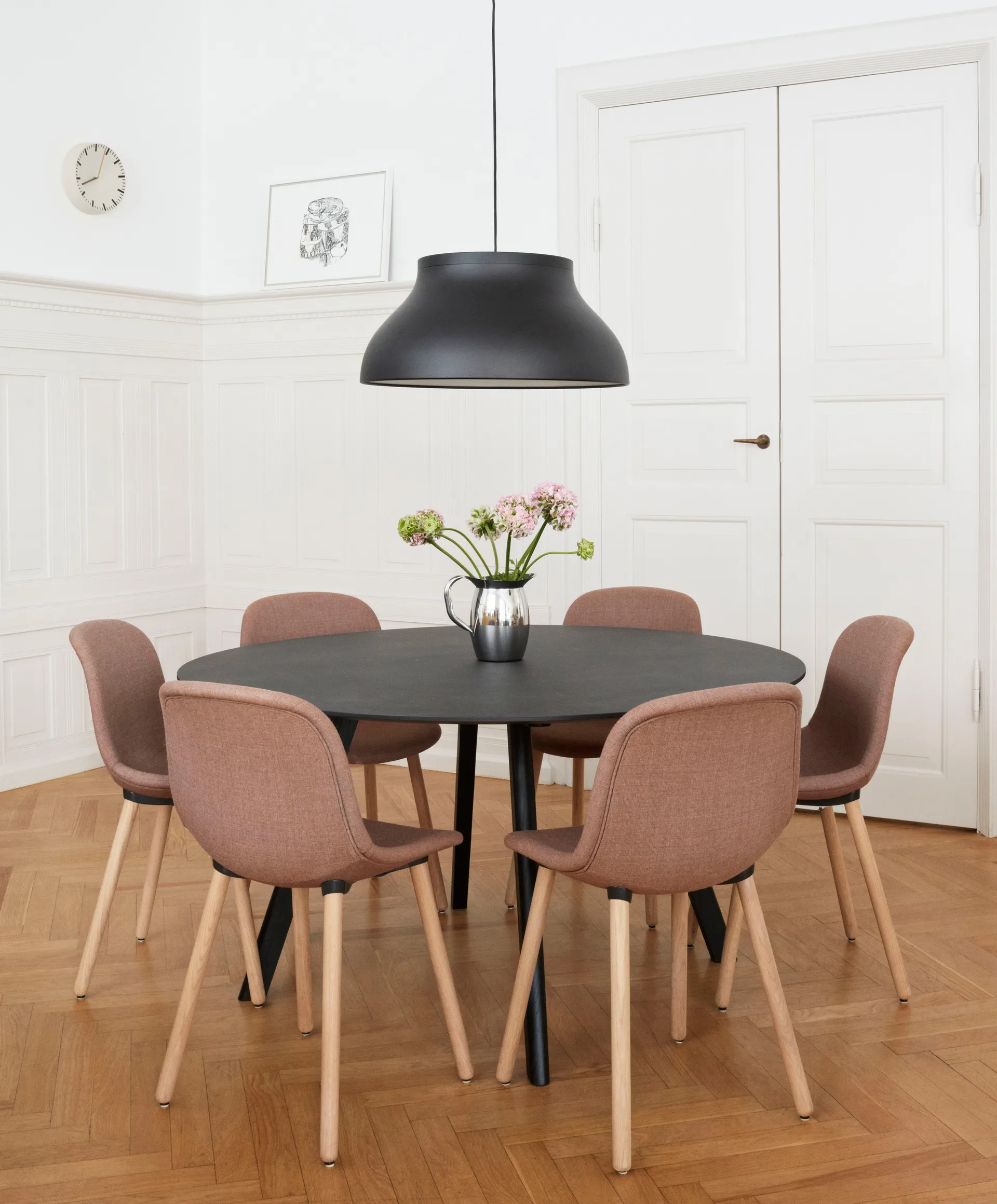 Suspension L PC pendant Ø60 cm, Soft black HAY