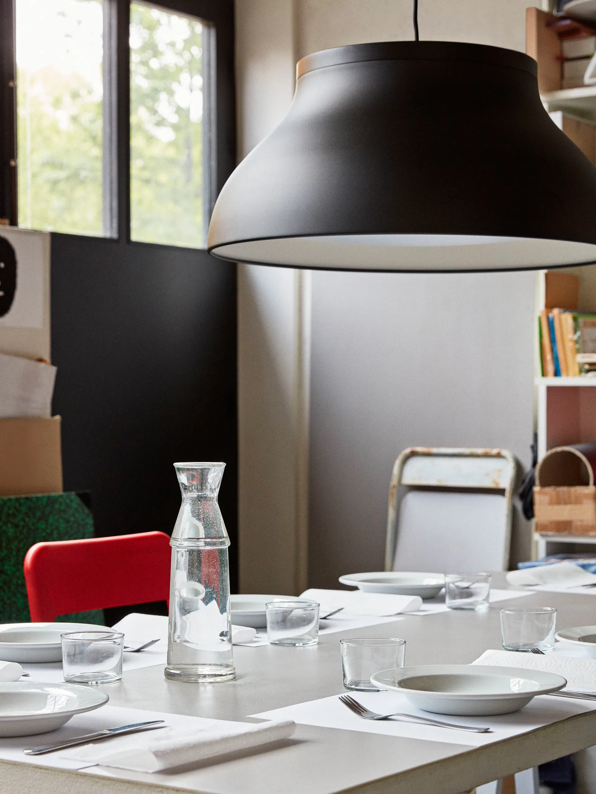 Suspension L PC pendant Ø60 cm, Soft black HAY