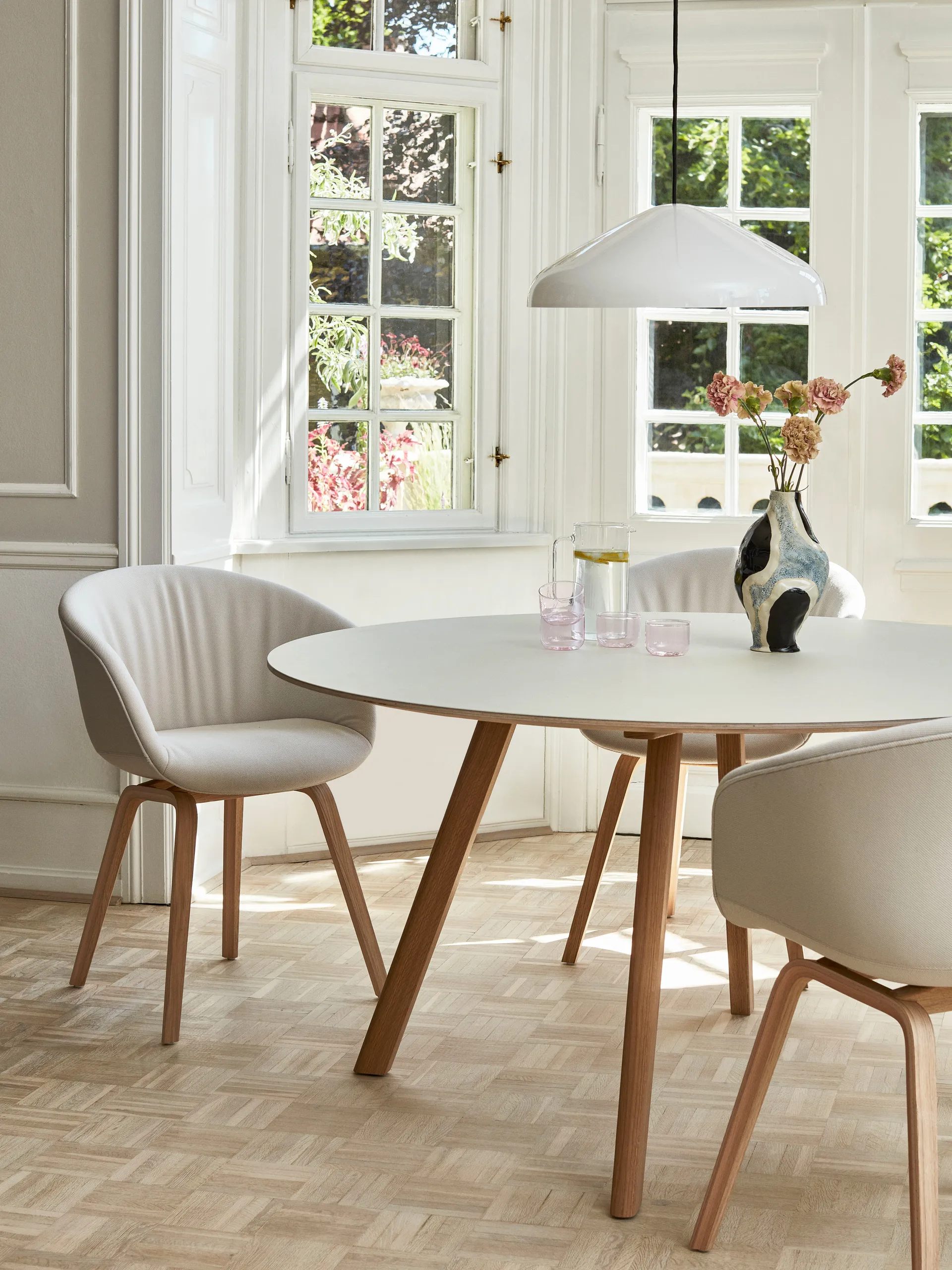 Suspension Pao Steel Ø47 cm, Cream white HAY