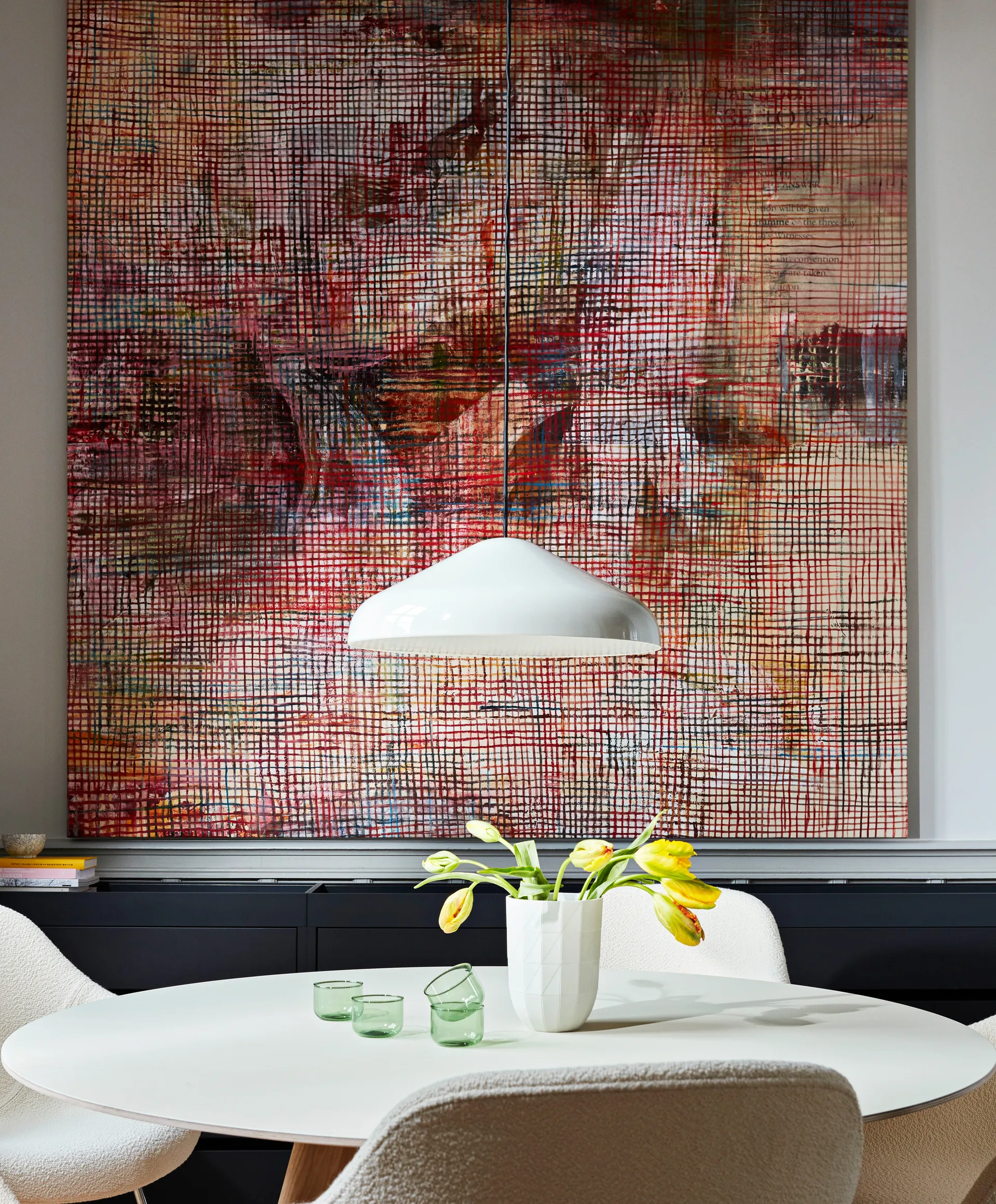 Suspension Pao Steel Ø47 cm, Cream white HAY