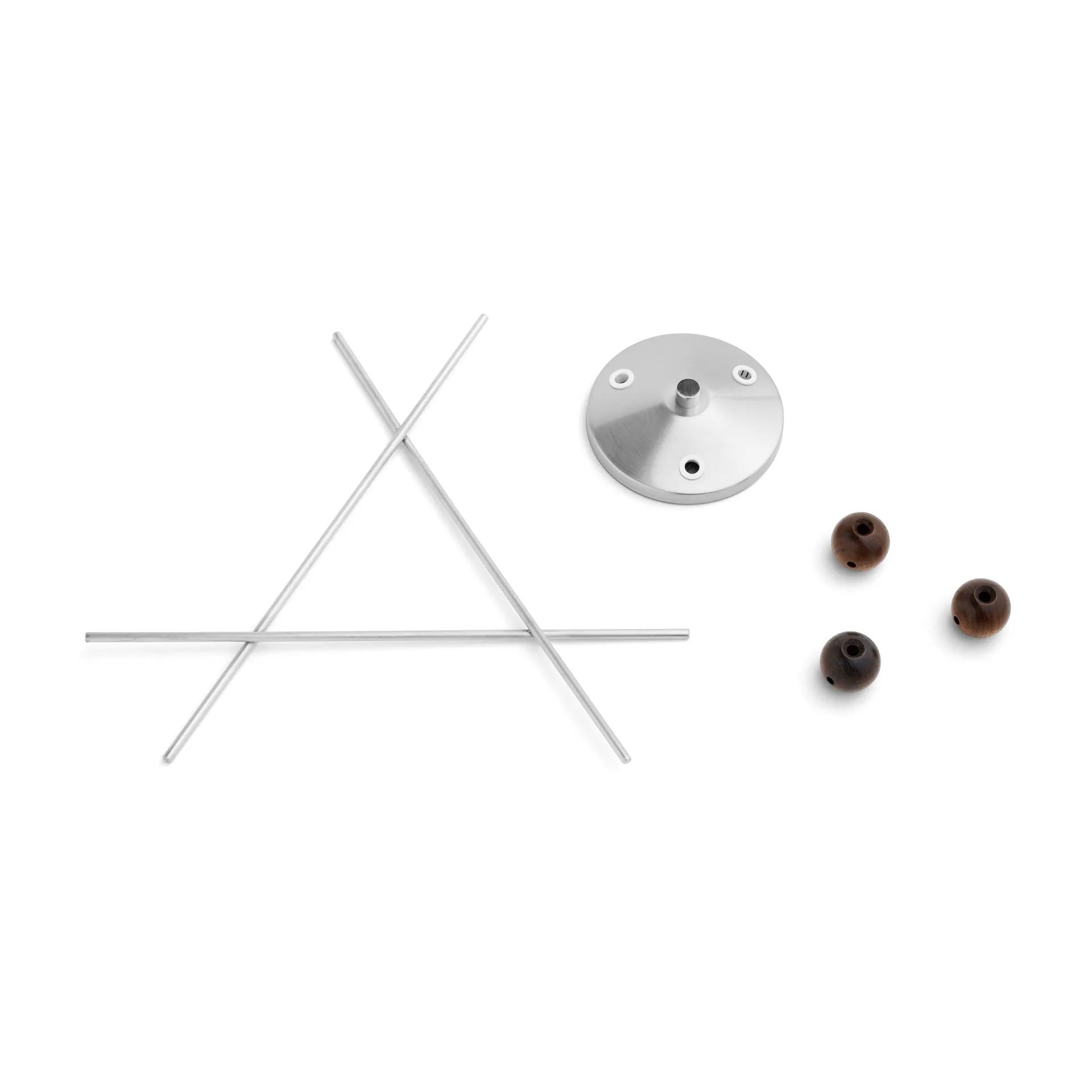 Suspension plafond pour 3 lampes Nelson Bubble Fixture, Fixation pour 3 Bubble HAY