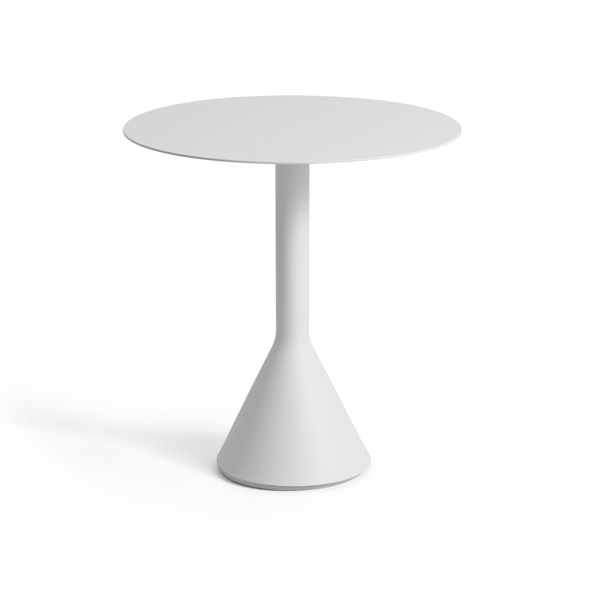 HAY Table à café ronde Palissade Cone Sky grey, o70 cm