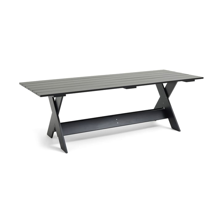 Table à manger Crate Dining Table 230x89,5 cm pin laqué - Black - HAY