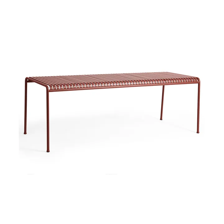 Table à manger Palissade 220x90 cm - Iron red - HAY