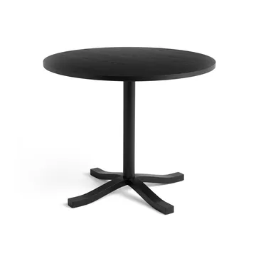 Table à manger Pastis Table Ø90 - Black lacquered ash - HAY
