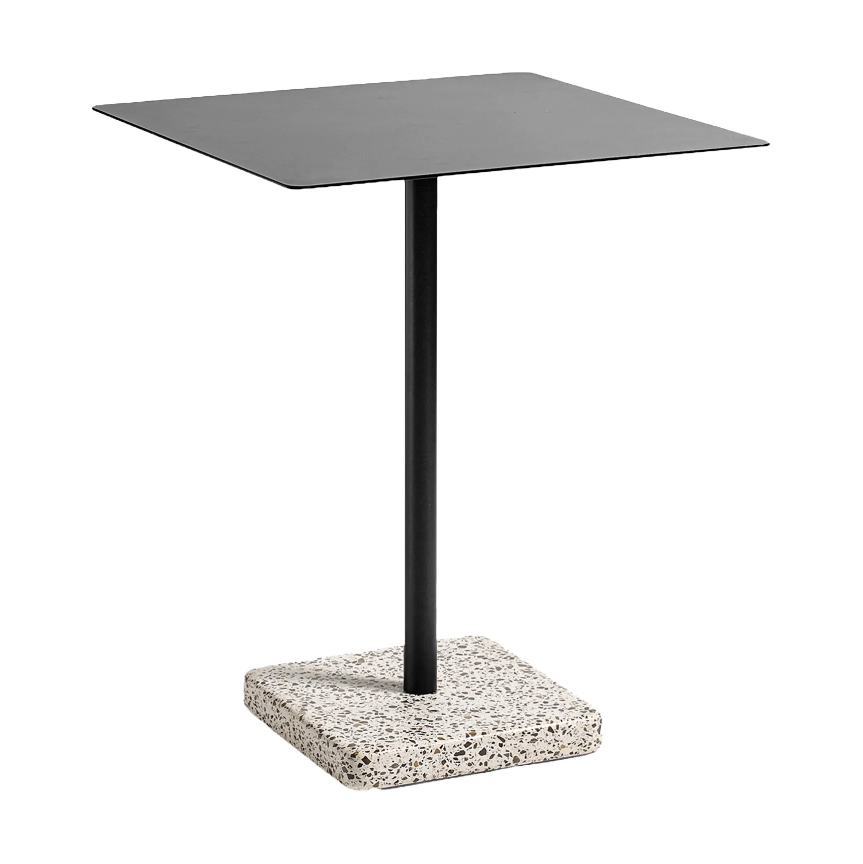 Table à manger Terrazzo 60x60 cm, Grey terrazzo-anthracite HAY