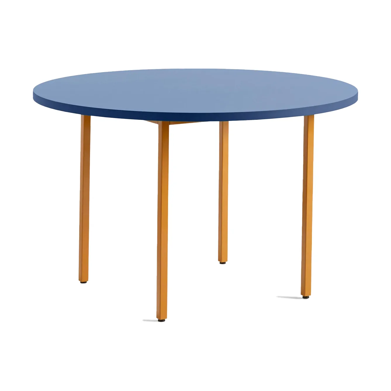 Table à manger Two-Colour Ø120 cm, Ochre-blue HAY