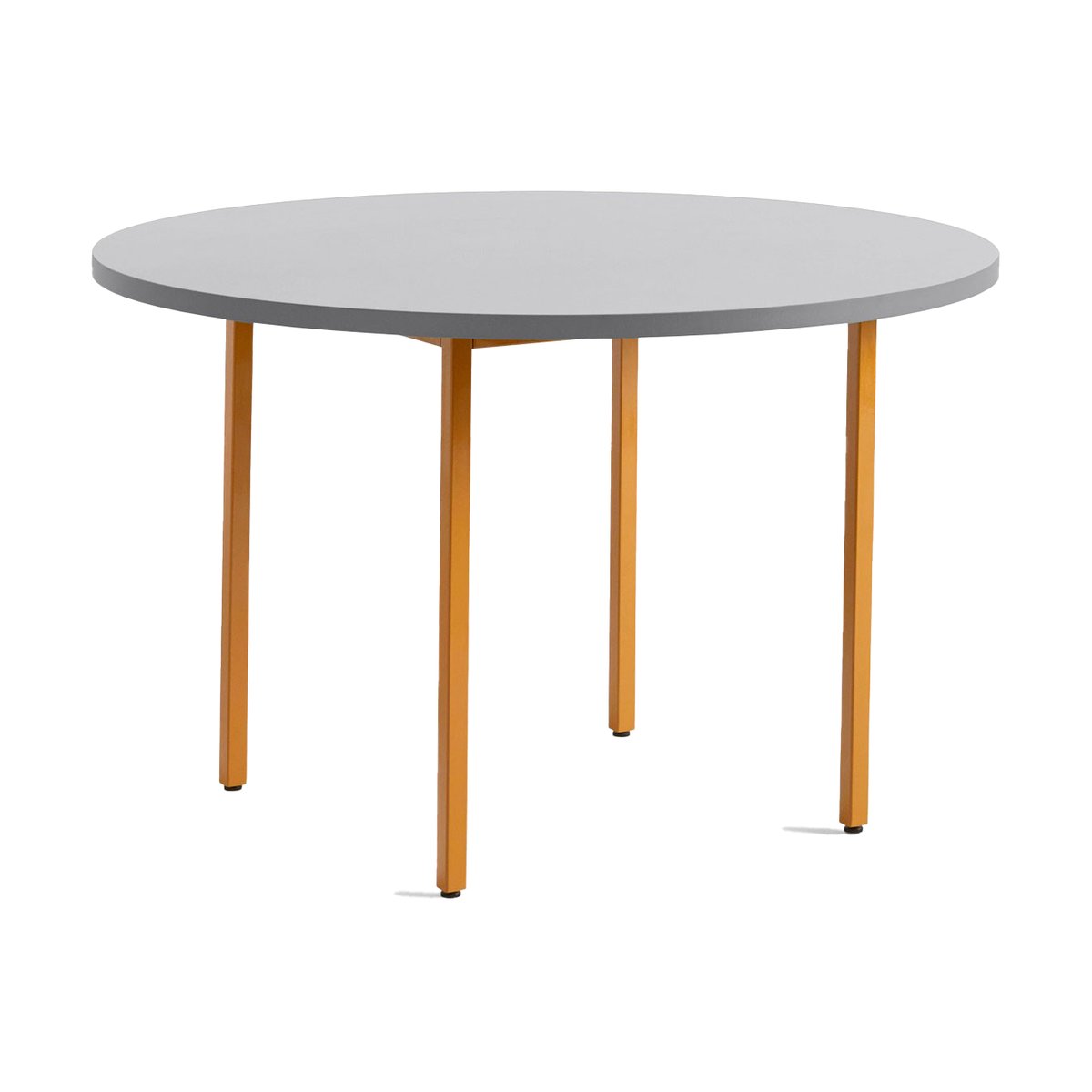 HAY Table à manger Two-Colour o120 cm Ochre-light grey