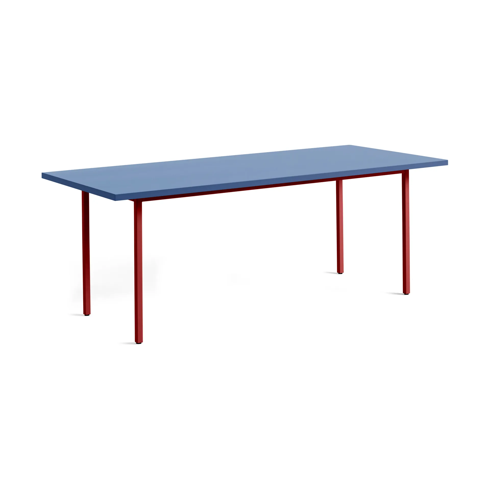 Table à manger Two-Colour 90x200 cm, Maroon red-blue HAY