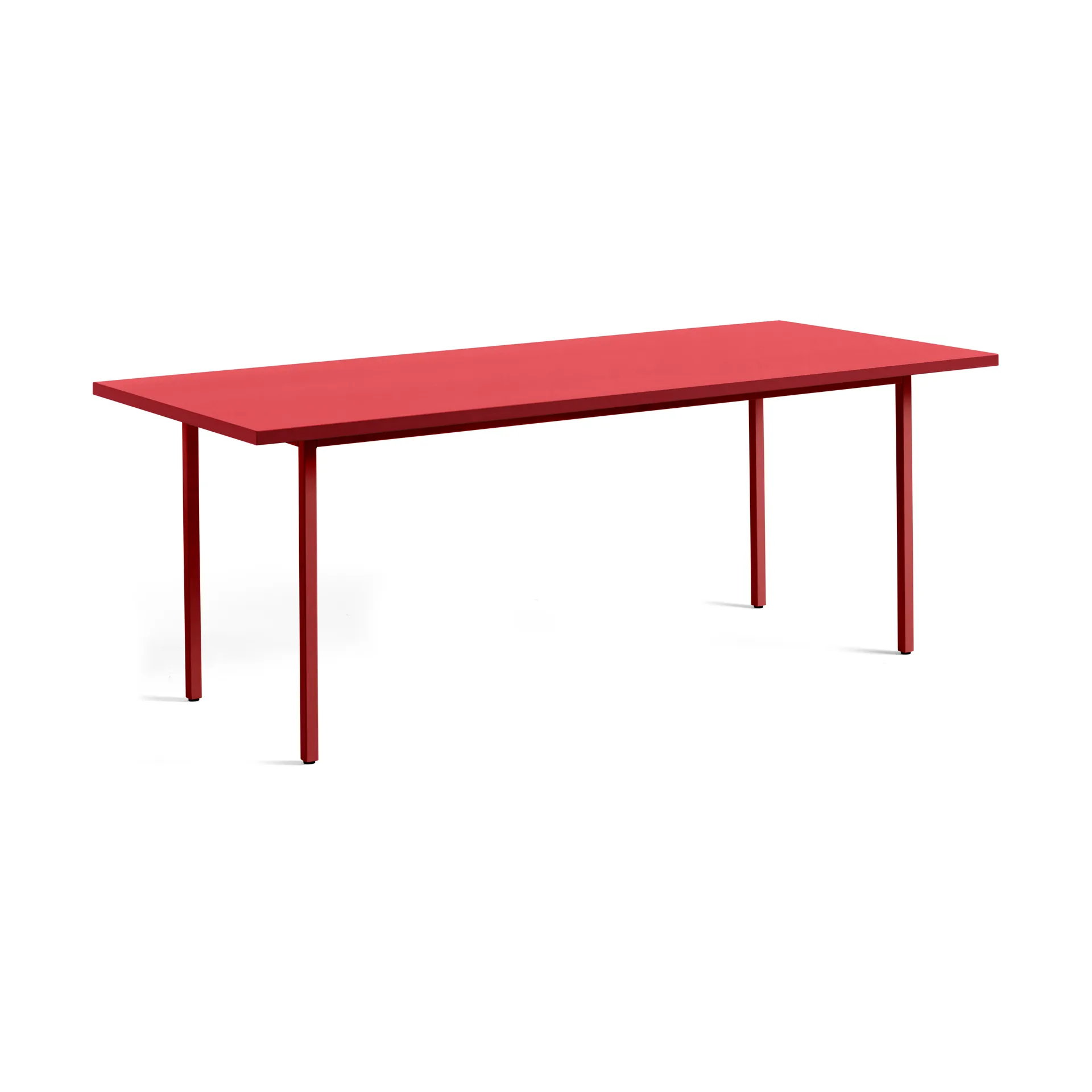 Table à manger Two-Colour 90x200 cm, Maroon red-red HAY