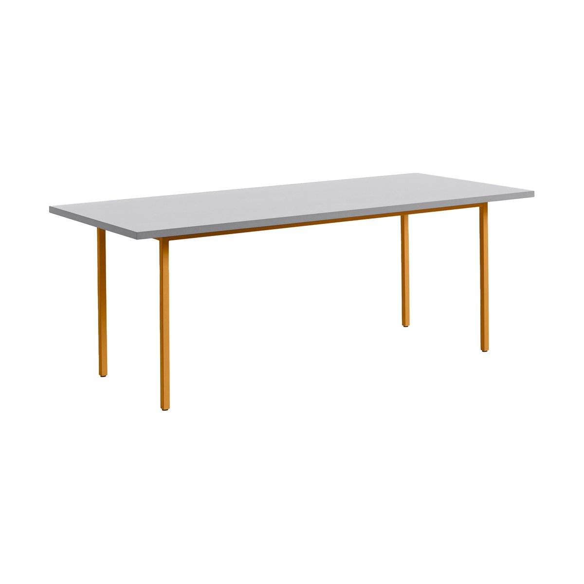 HAY Table à manger Two-Colour 90x200 cm Ochre-light grey