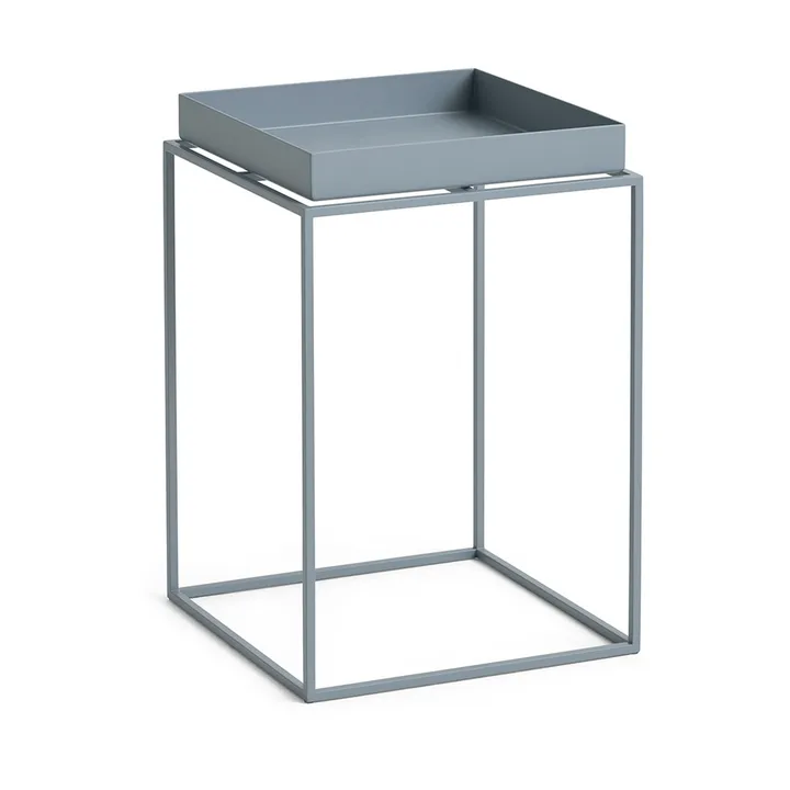 Table à plateau Tray Table medium - Pigeon blue, 30x30x44 cm - HAY