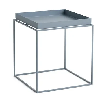 Table à plateau Tray Table medium - Pigeon blue, 40x40x44 cm - HAY