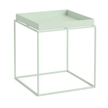 Table à plateau Tray Table medium - Soft mint, 40x40x44 cm - HAY