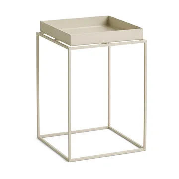 Table à plateau Tray Table medium - Warm beige, 30x30x44 cm - HAY