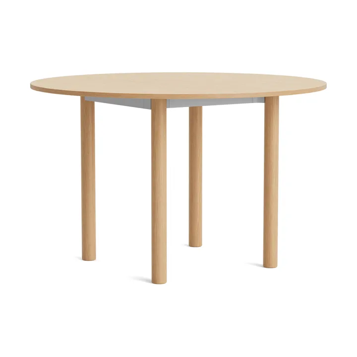 Table Annex Round - Aluminium oxydé Laiton laqué, Ø120 cm - HAY