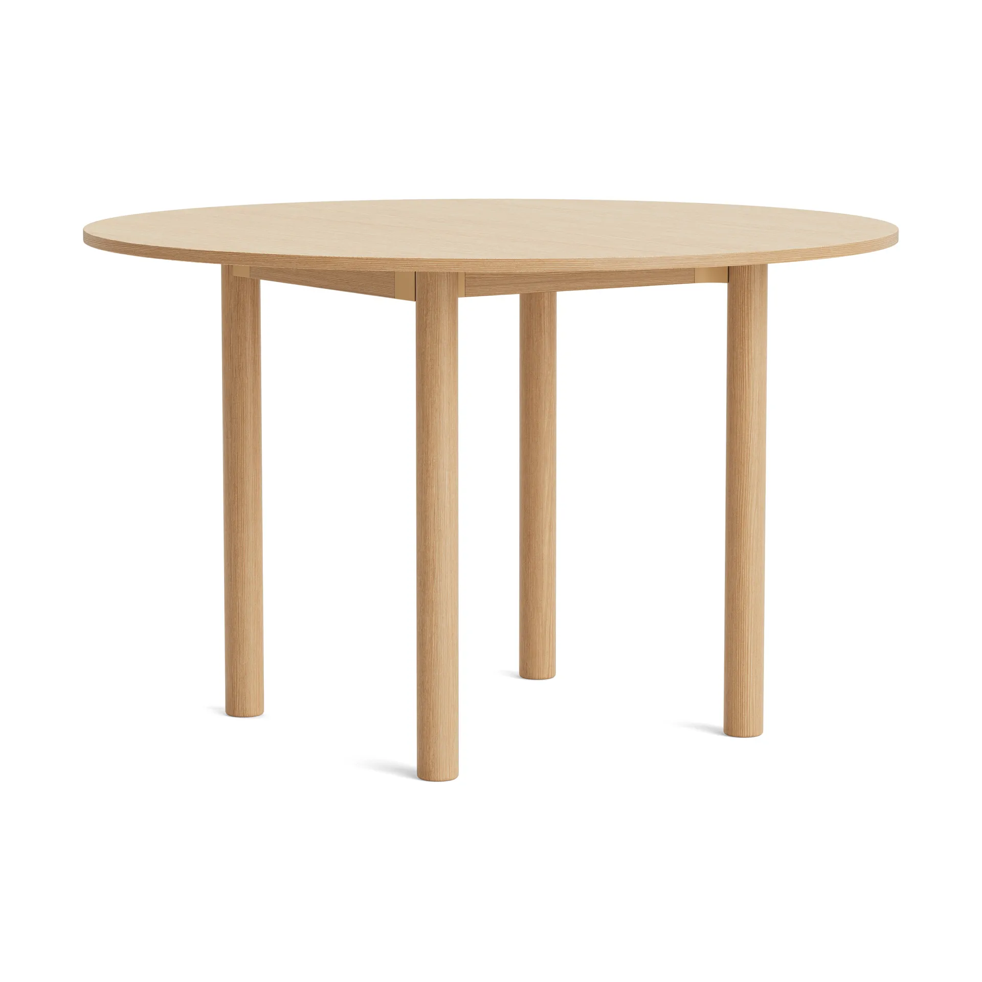 Table Annex Round, Laiton laqué, Ø120 cm HAY