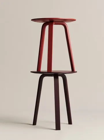 Table basse Bella - Dark bordeaux, Ø45x49 cm - HAY